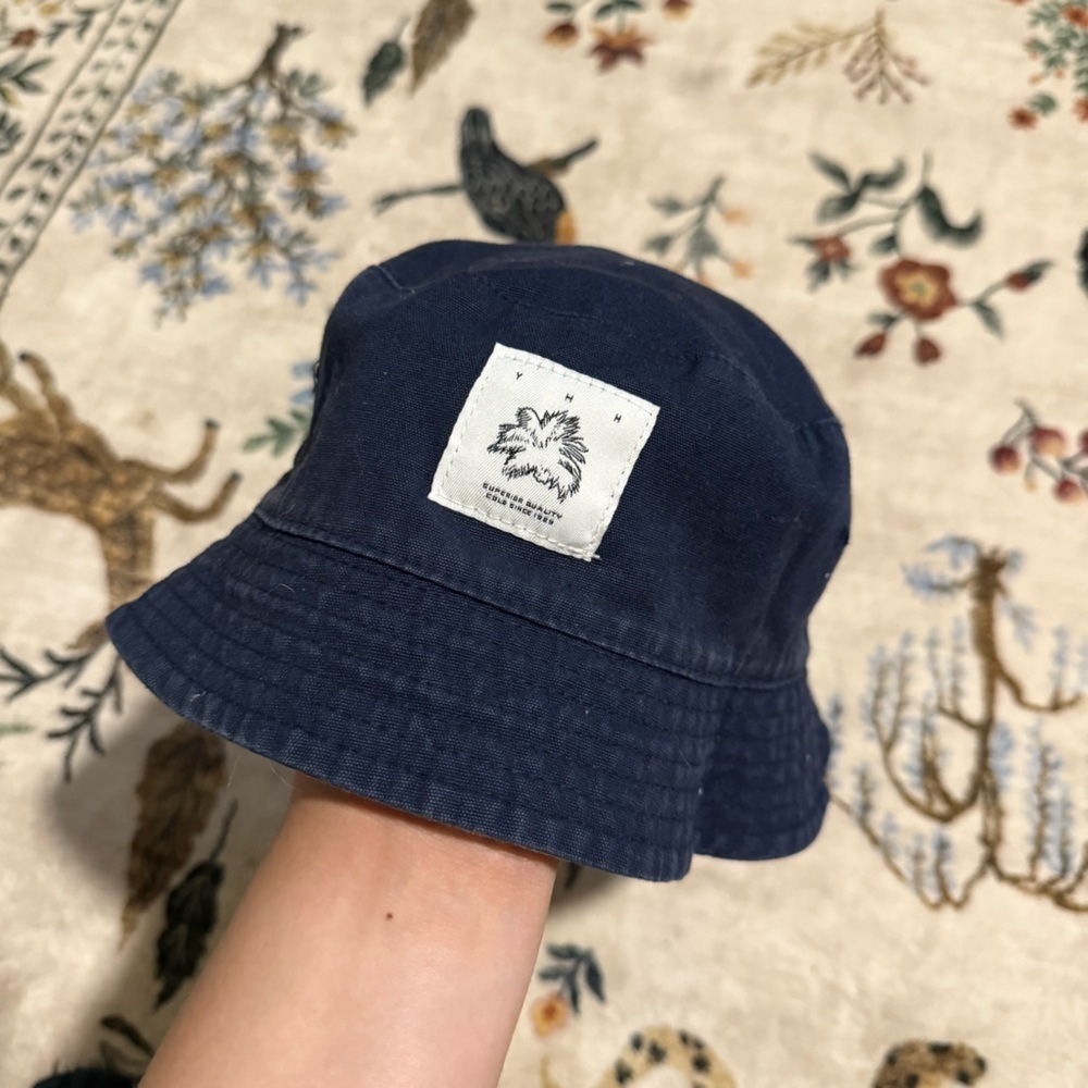 Reversible fisherman's hat - Dark blue/Patterned - Men | H&M
